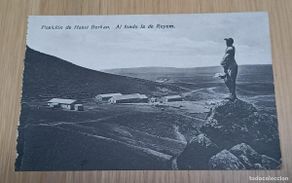 Militaria: POSTAL DE LA GUERRA DEL RIF, POSICION DE HASSI BERKAN. AL FONDO LA DE REYEM, ED. BOIX HERMANOS, NO C